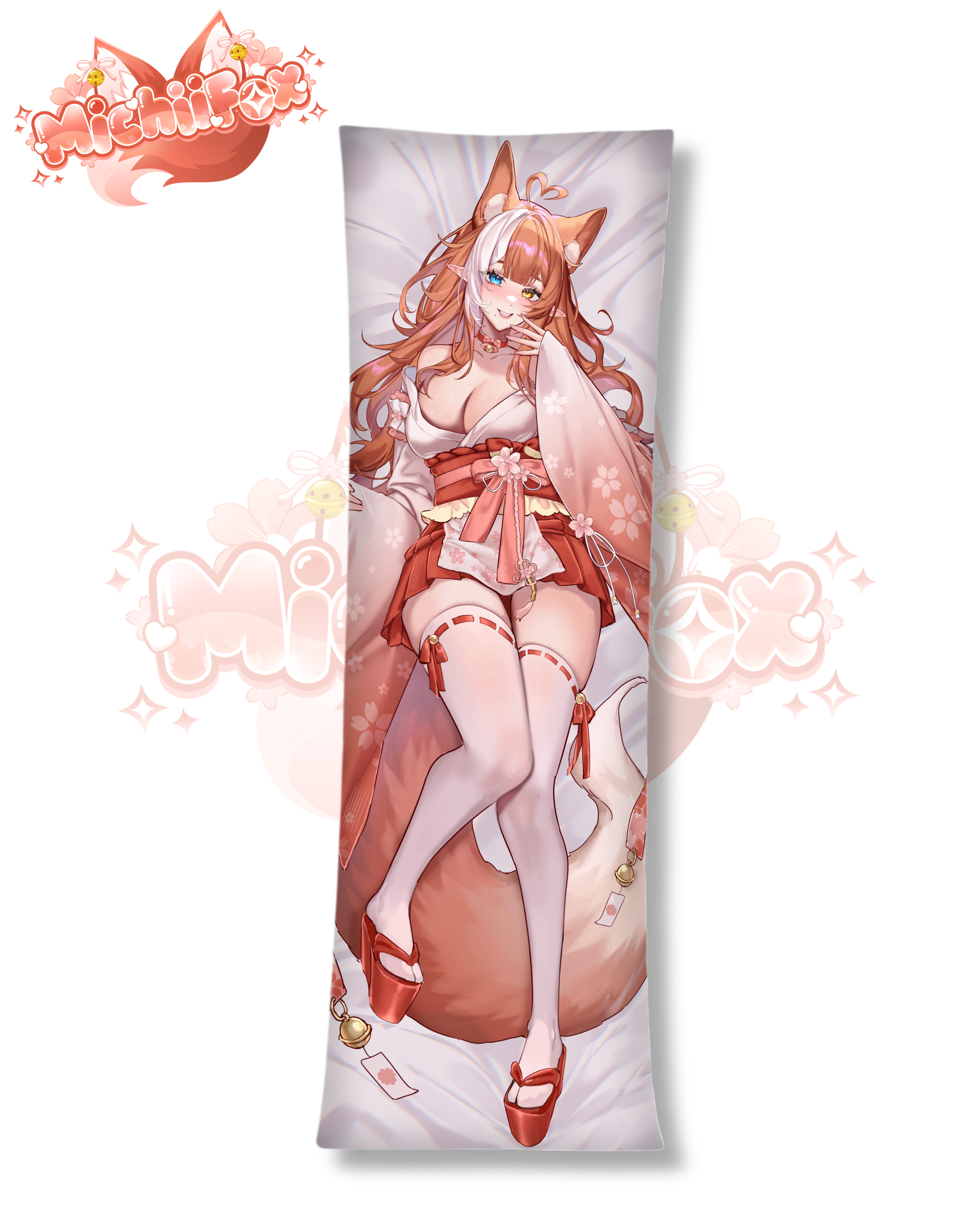[PRE-SALE] MichiiFox Dakimakura Cover - 50x150cm Pillow Cover