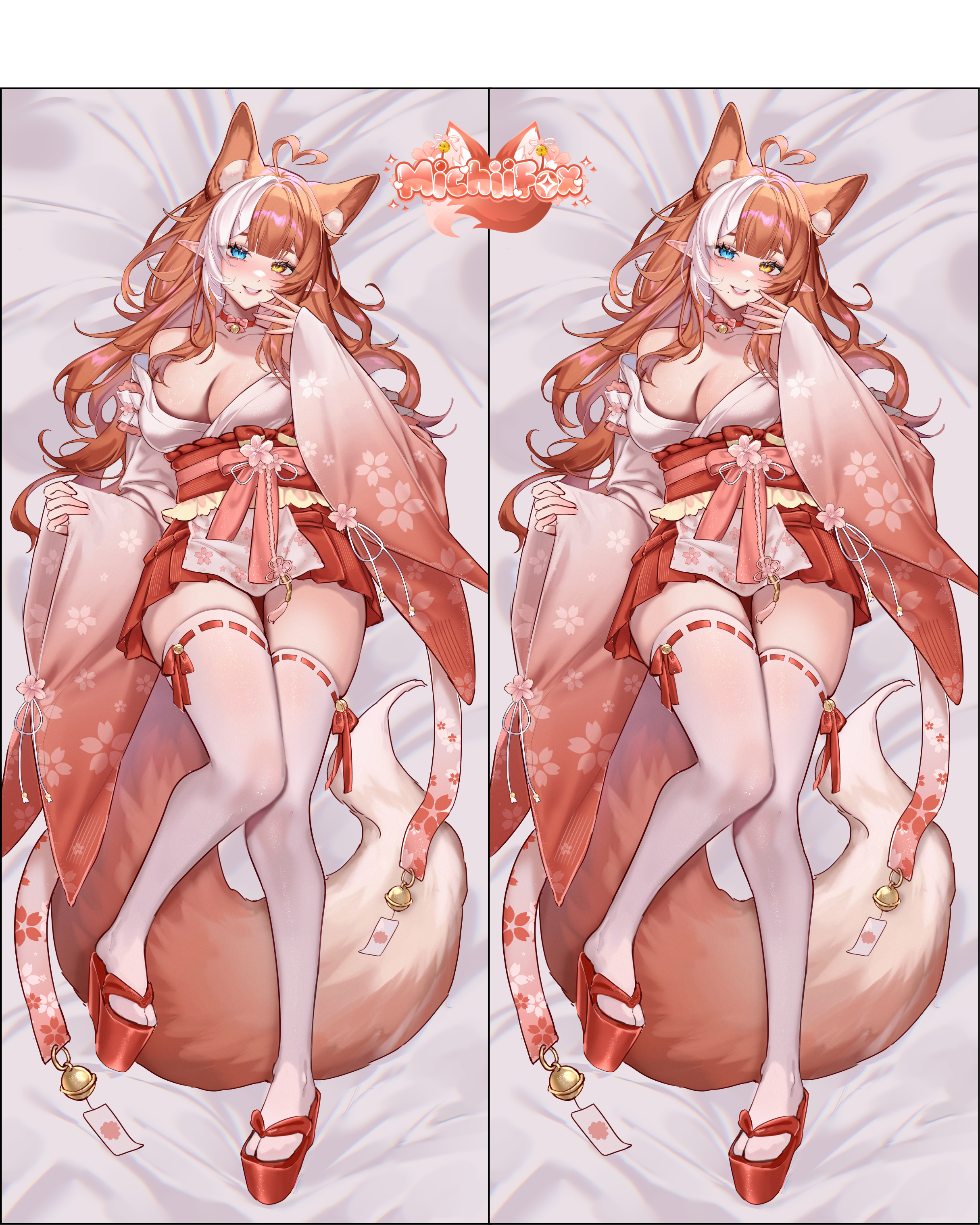 [PRE-SALE] MichiiFox Dakimakura Cover - 50x150cm Pillow Cover