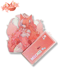 [PRE-SALE] MichiiFox Acrylic 6" (15cm) Standee (Signed Option Available) - Cold Foil Stamped & Holographic